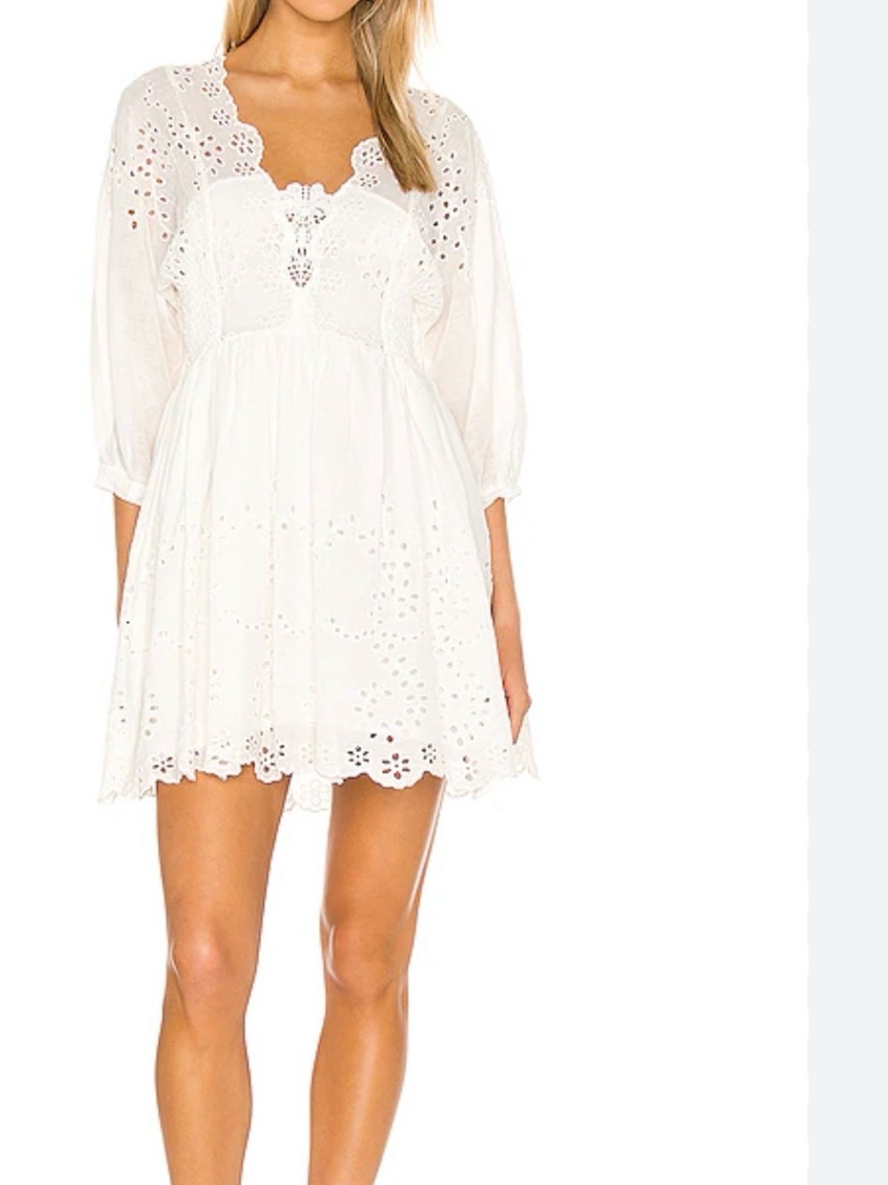Free People Lottie Cottagecore Minimalist Dress XS